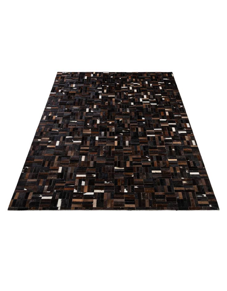 Detail image of  5' x 7' 11 Cowhide - Patchwork Rug