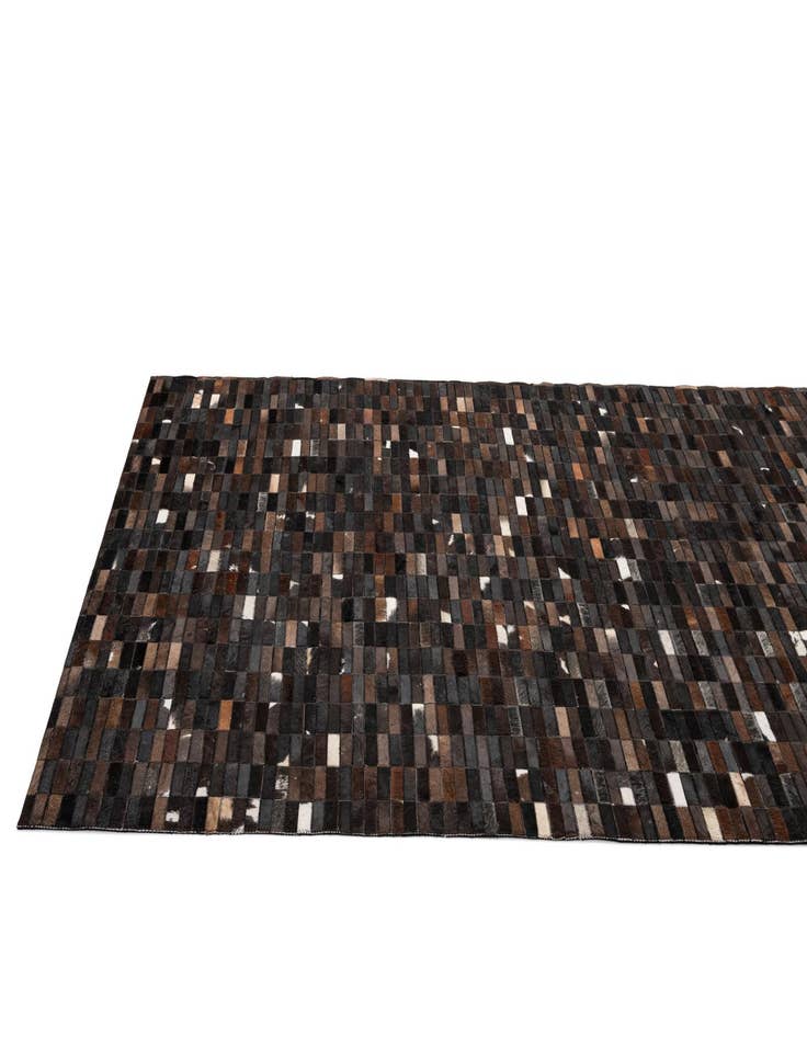 Detail image of  5' x 8' Cowhide - Patchwork Rug