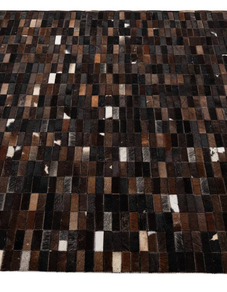 Detail image of  5' x 8' Cowhide - Patchwork Rug