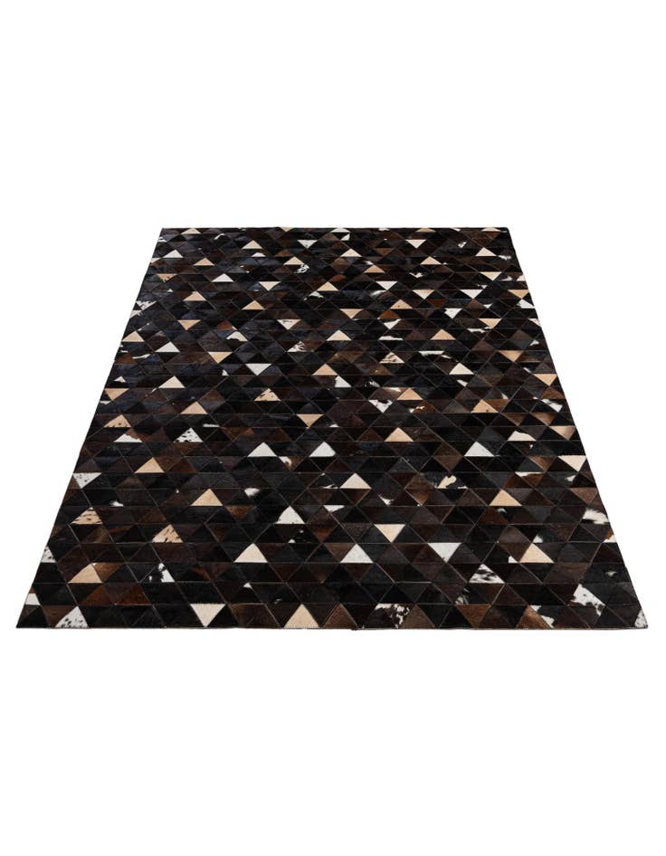 Detail image of  5' 1 x 7' 11 Cowhide - Patchwork Rug