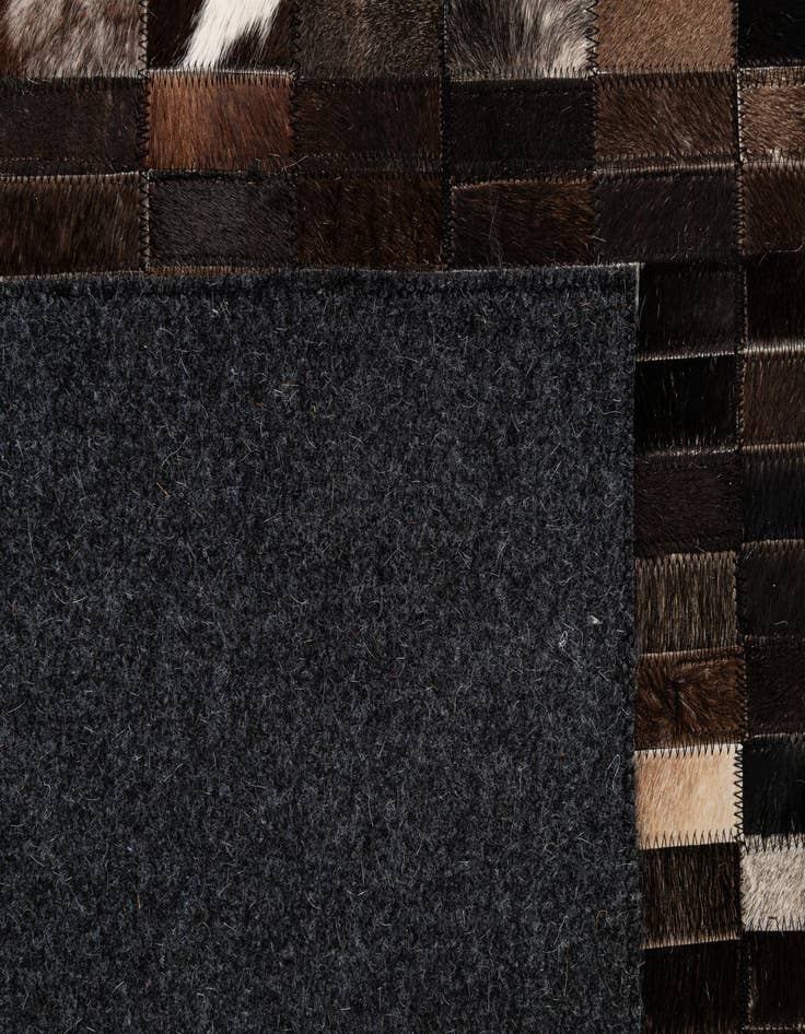 Detail image of  5' x 8' Cowhide - Patchwork Rug