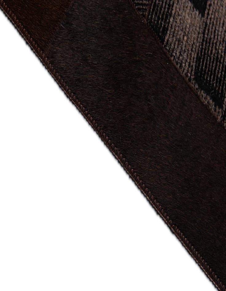 Detail image of  5' x 8' 1 Cowhide - Patchwork Rug