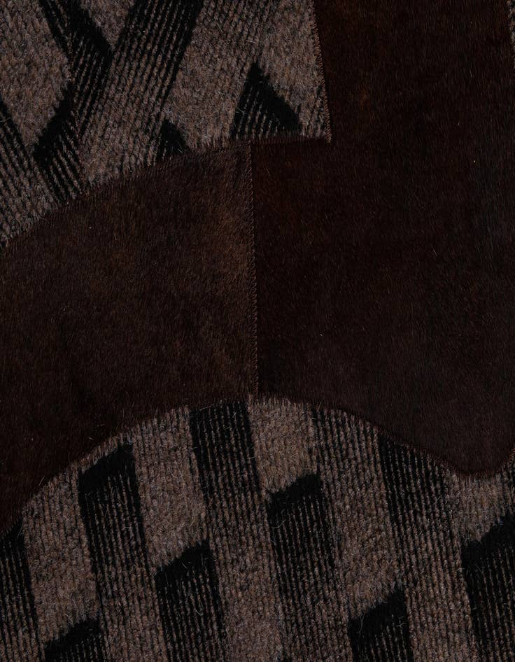 Detail image of  5' x 8' 1 Cowhide - Patchwork Rug