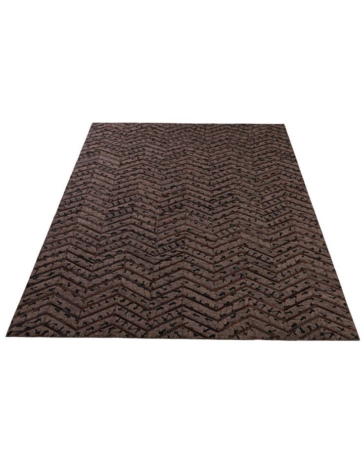 Detail image of  5' x 7' 8 Cowhide - Patchwork Rug