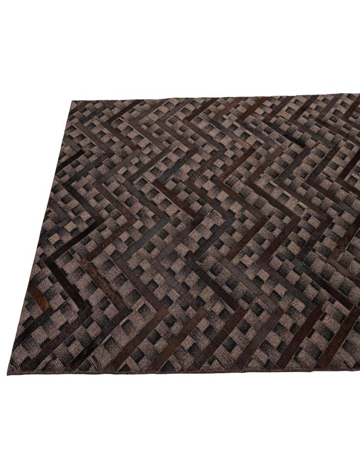 Detail image of  5' x 7' Cowhide - Patchwork Rug