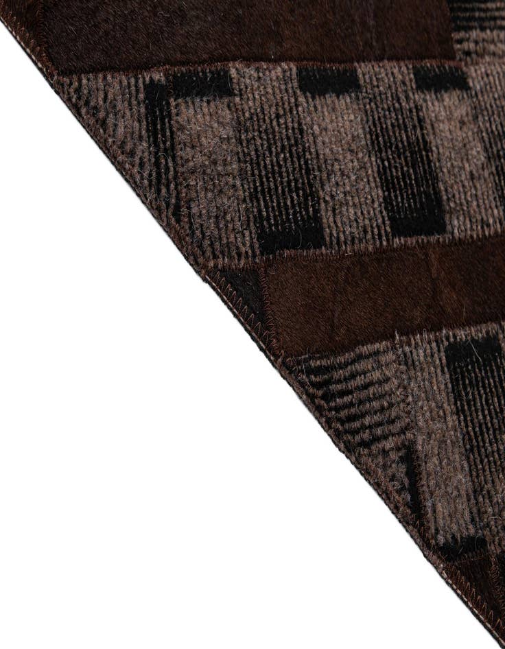 Detail image of  5' x 7' Cowhide - Patchwork Rug