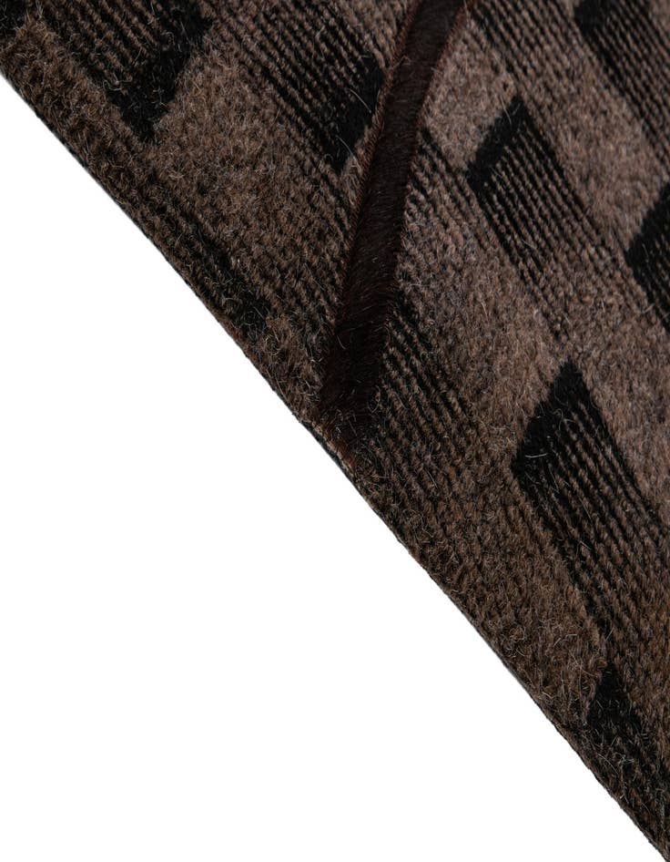 Detail image of  5' 1 x 8' 1 Cowhide - Patchwork Rug