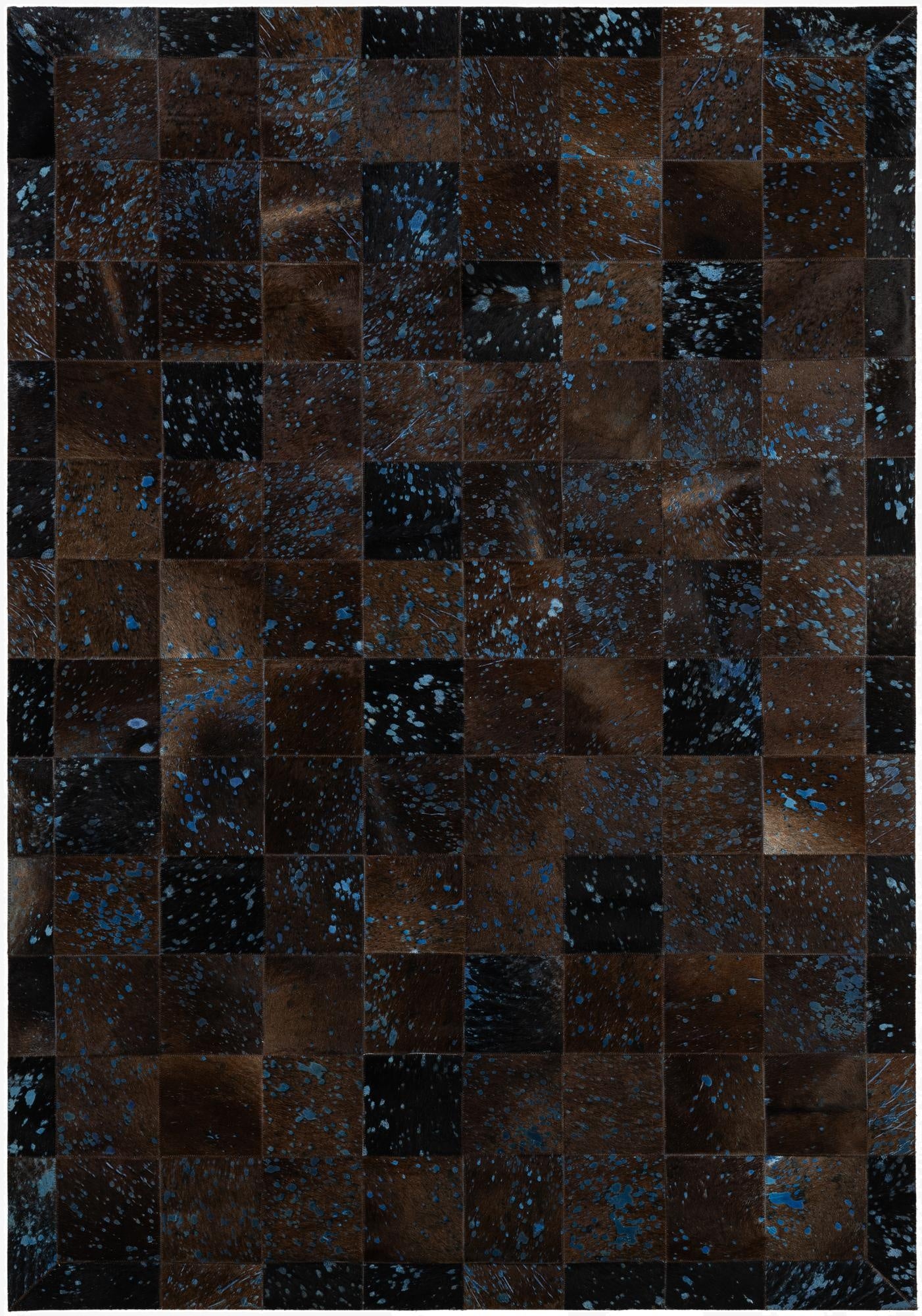  4' 7 x 6' 7 Cowhide - Patchwork Rug