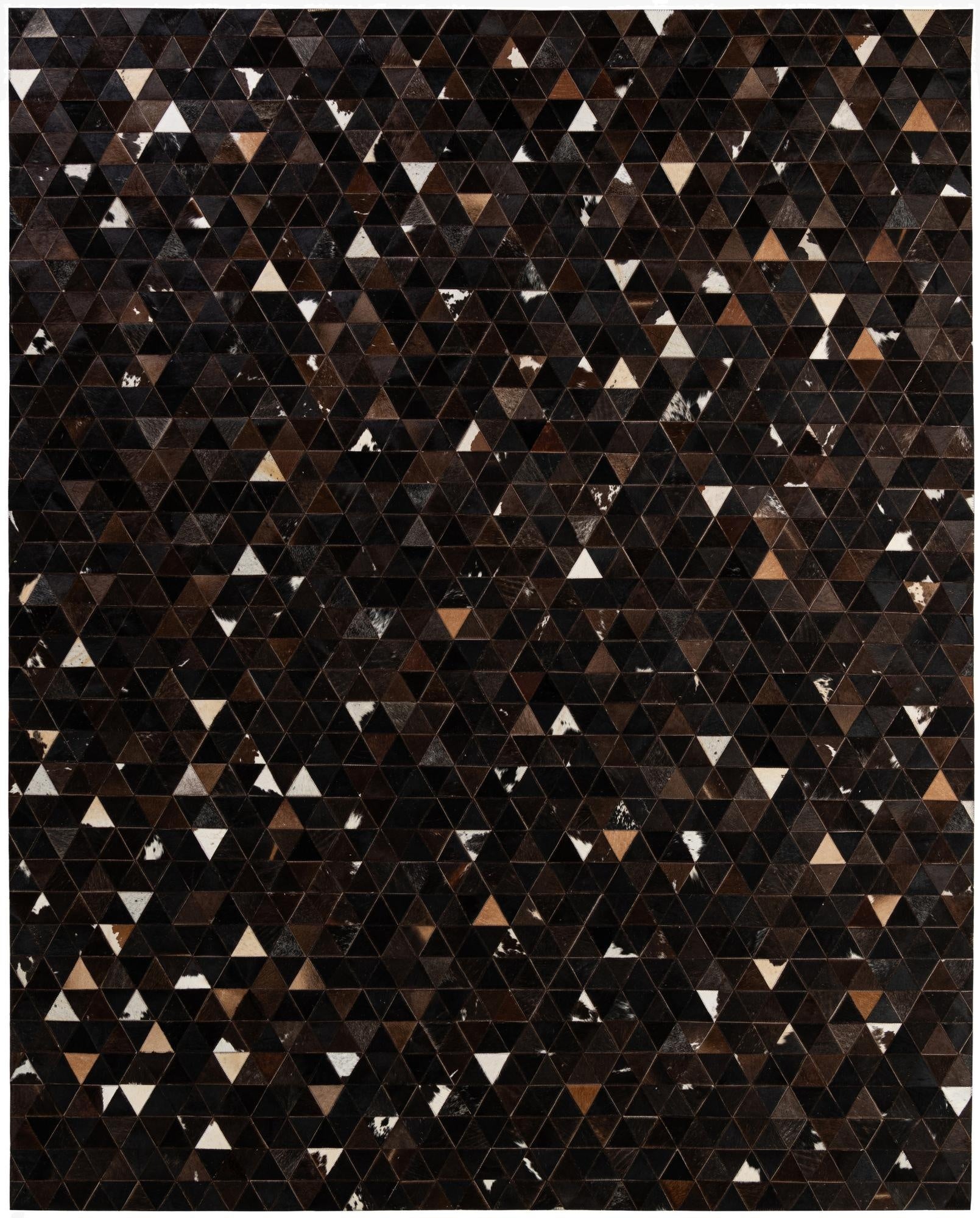  7' 11 x 9' 10 Cowhide - Patchwork Rug