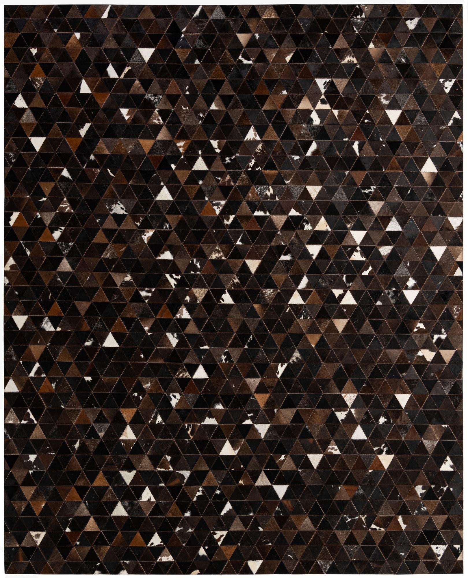  7' 11 x 9' 10 Cowhide - Patchwork Rug