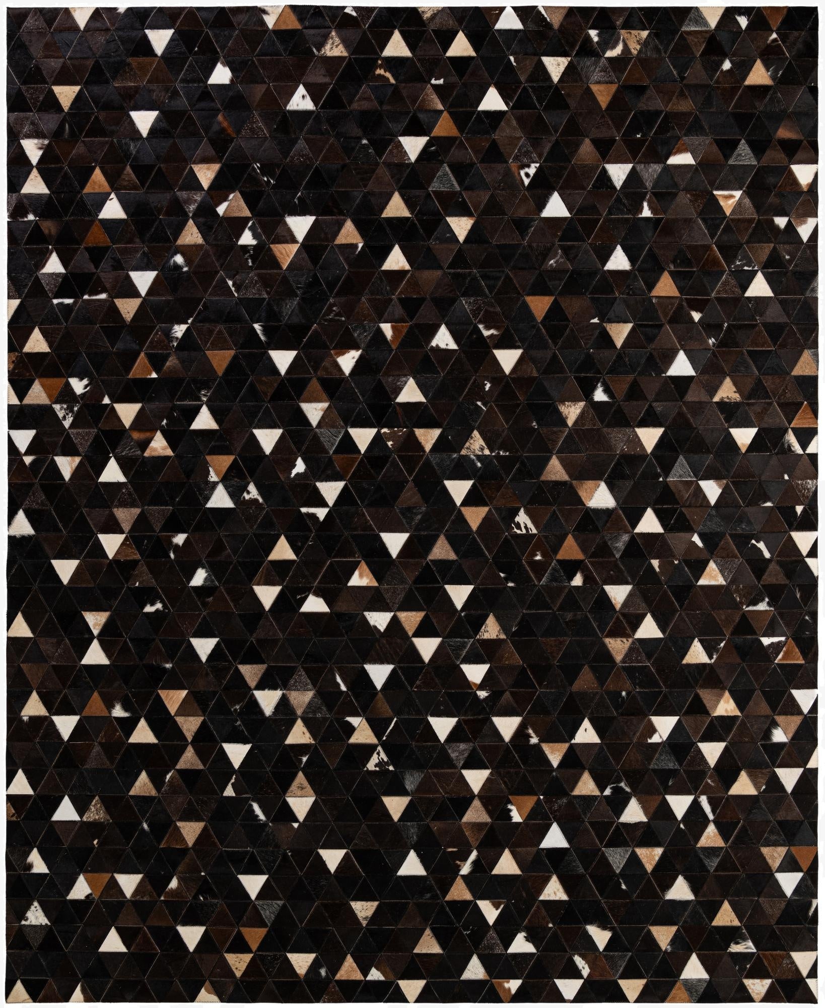  7' 11 x 9' 8 Cowhide - Patchwork Rug