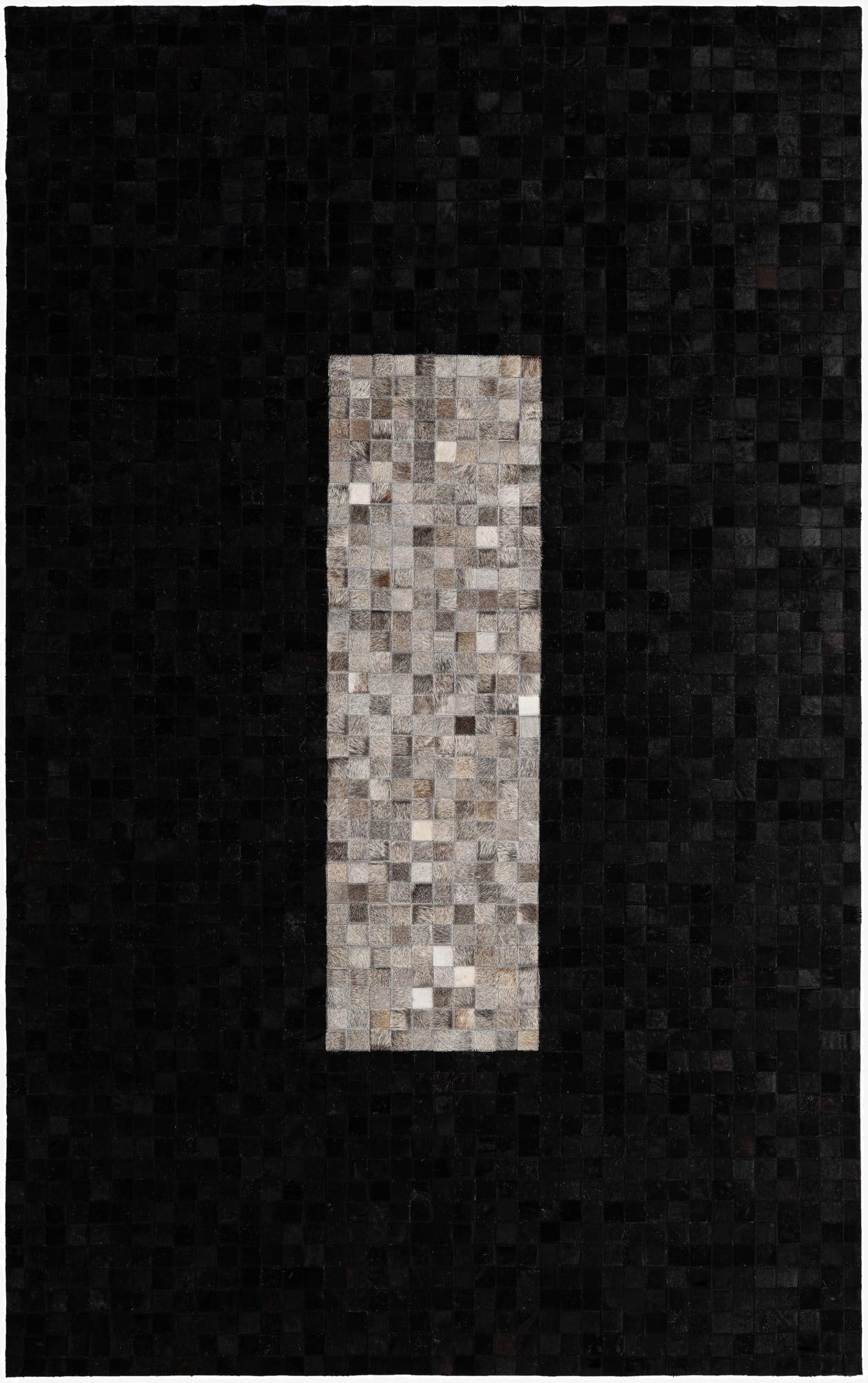  5' x 8' Cowhide - Patchwork Rug