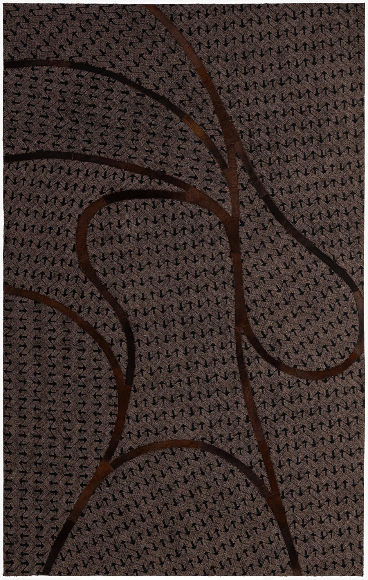  5' x 7' 11 Cowhide - Patchwork Rug