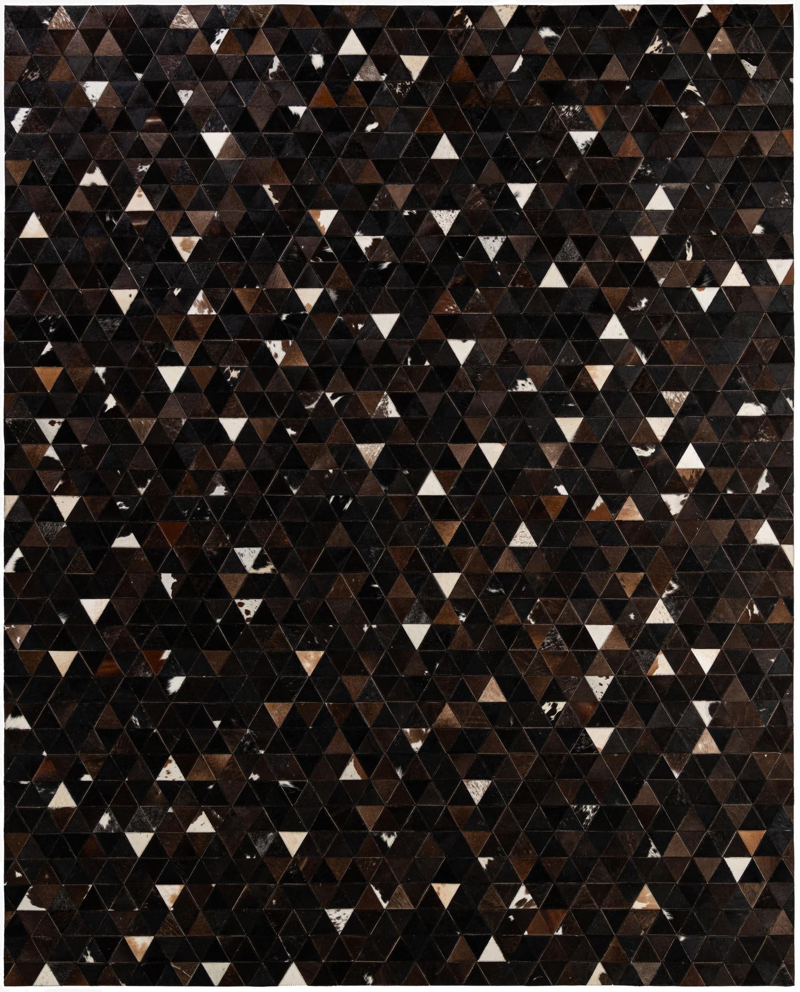  7' 11 x 9' 10 Cowhide - Patchwork Rug