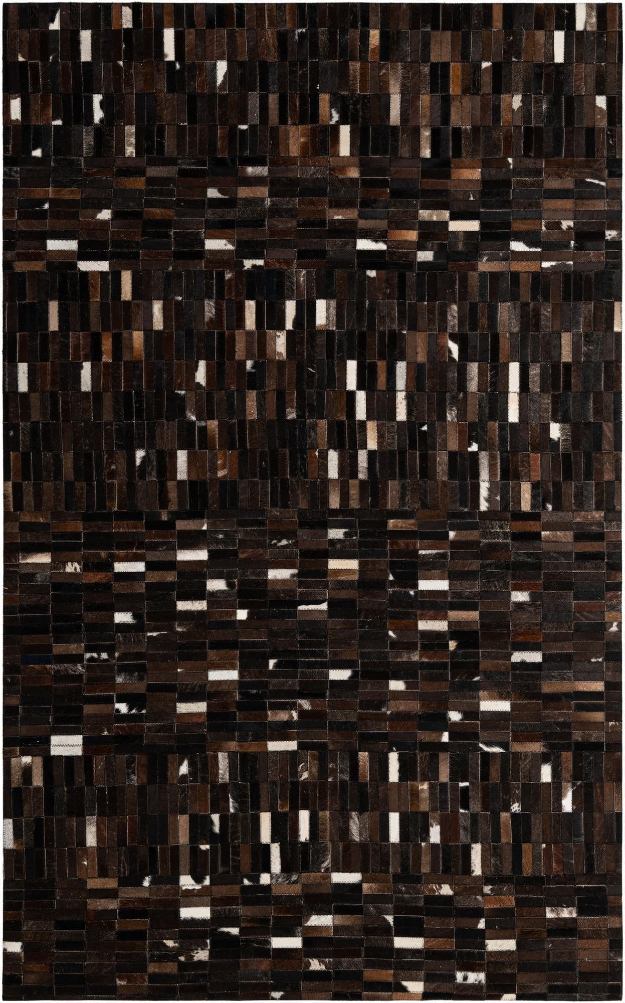  5' x 8' Cowhide - Patchwork Rug