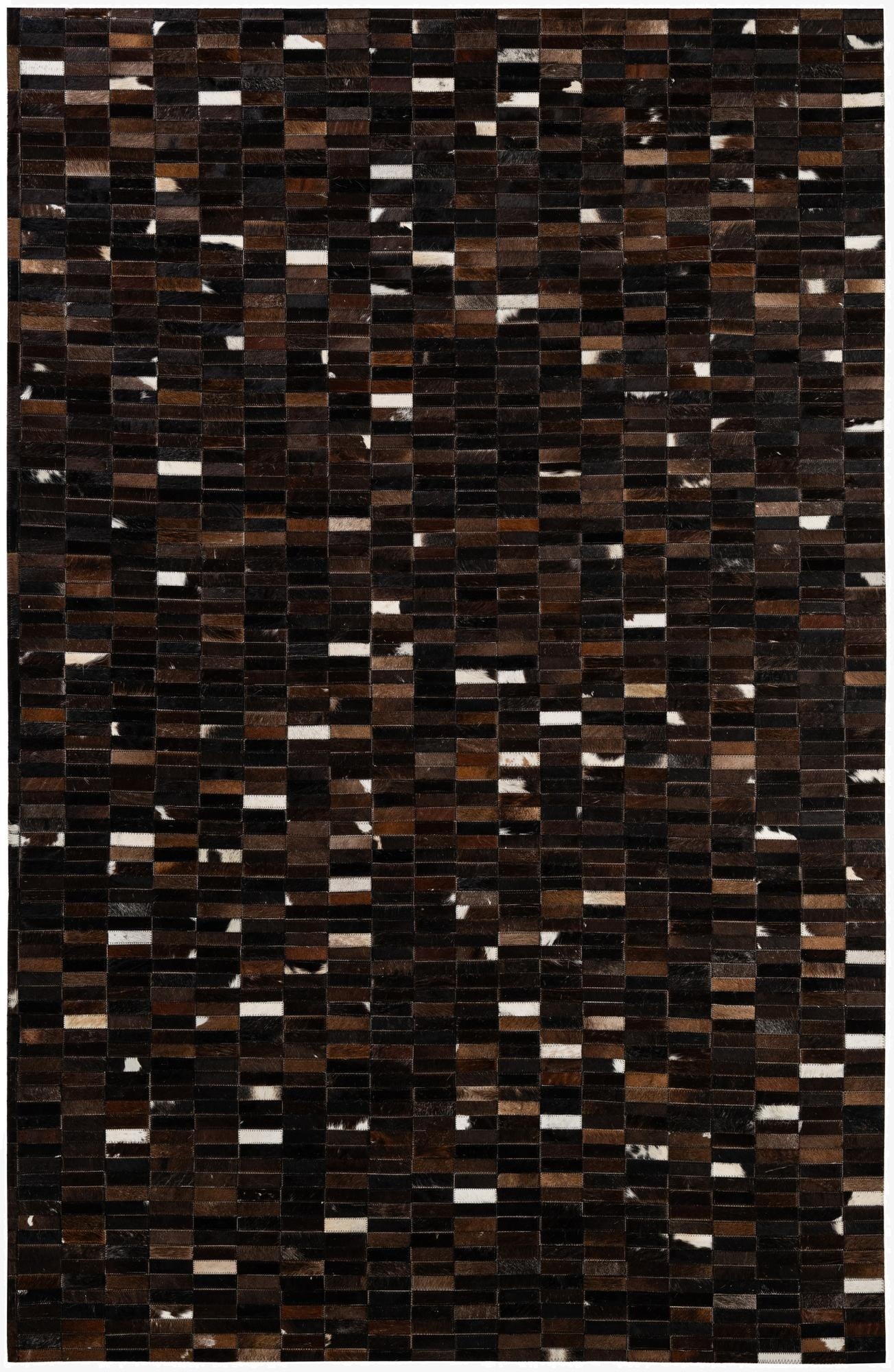  5' 2 x 7' 11 Cowhide - Patchwork Rug