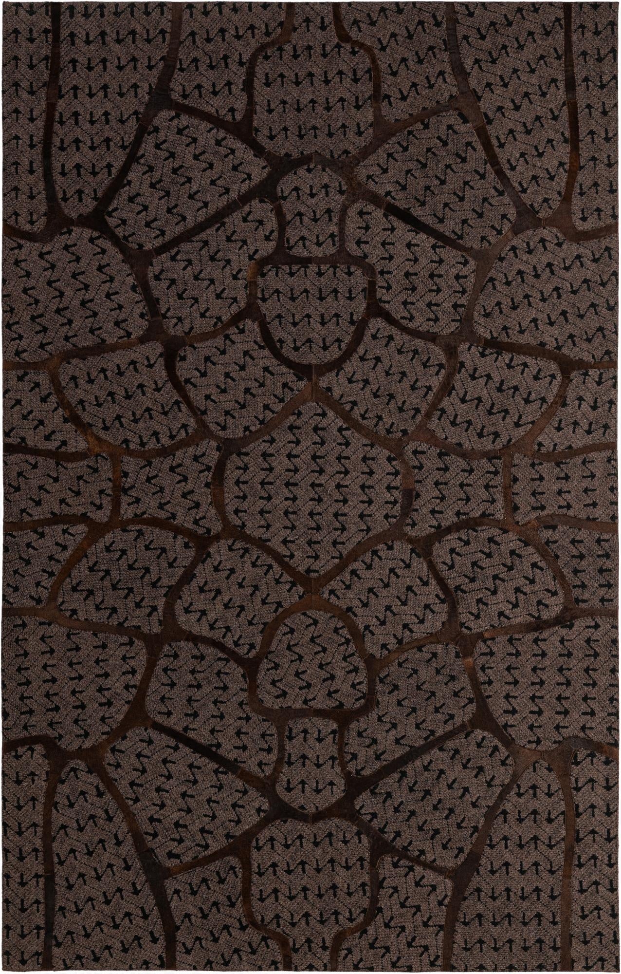  5' 1 x 7' 11 Cowhide - Patchwork Rug