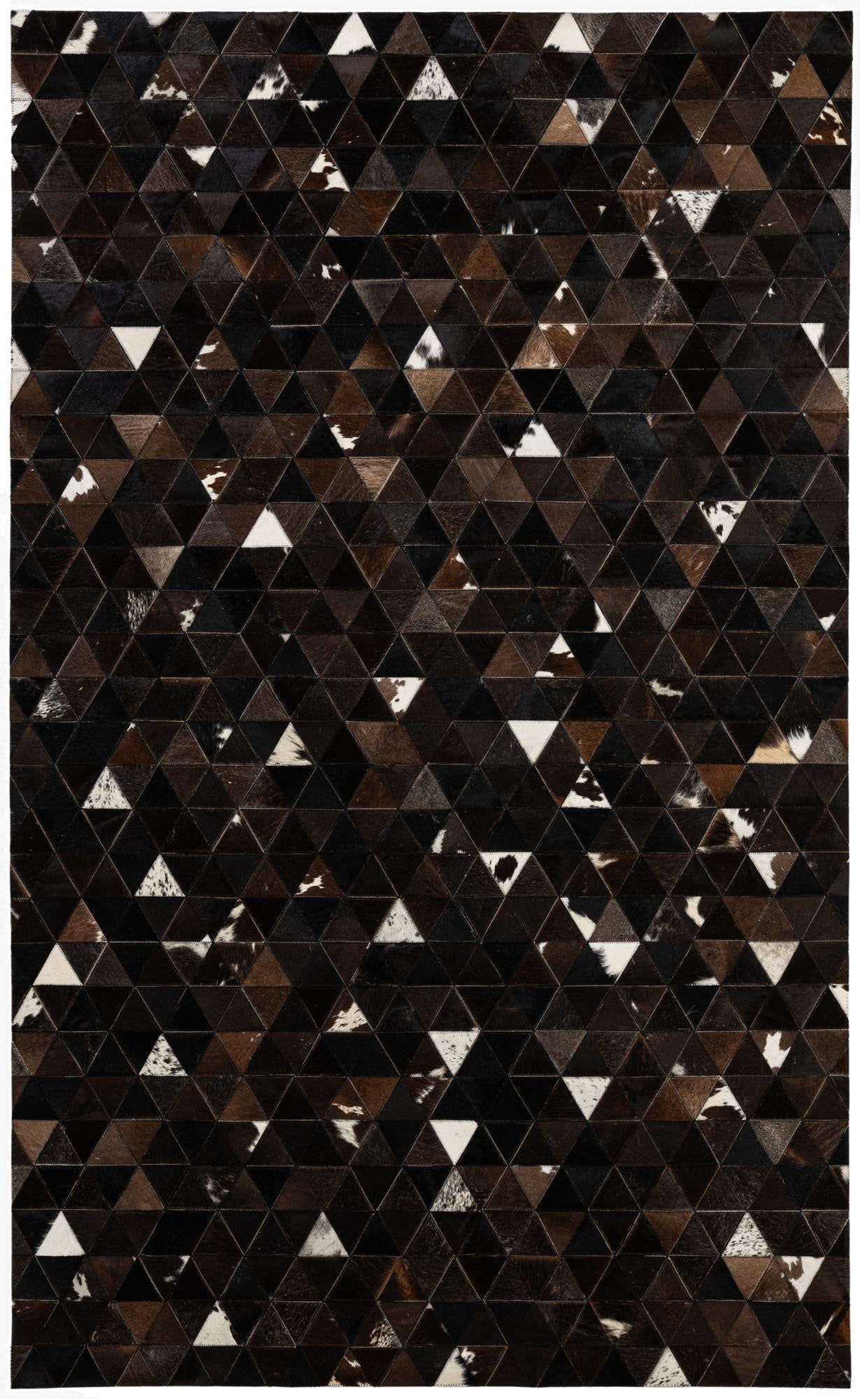  4' 11 x 7' 11 Cowhide - Patchwork Rug