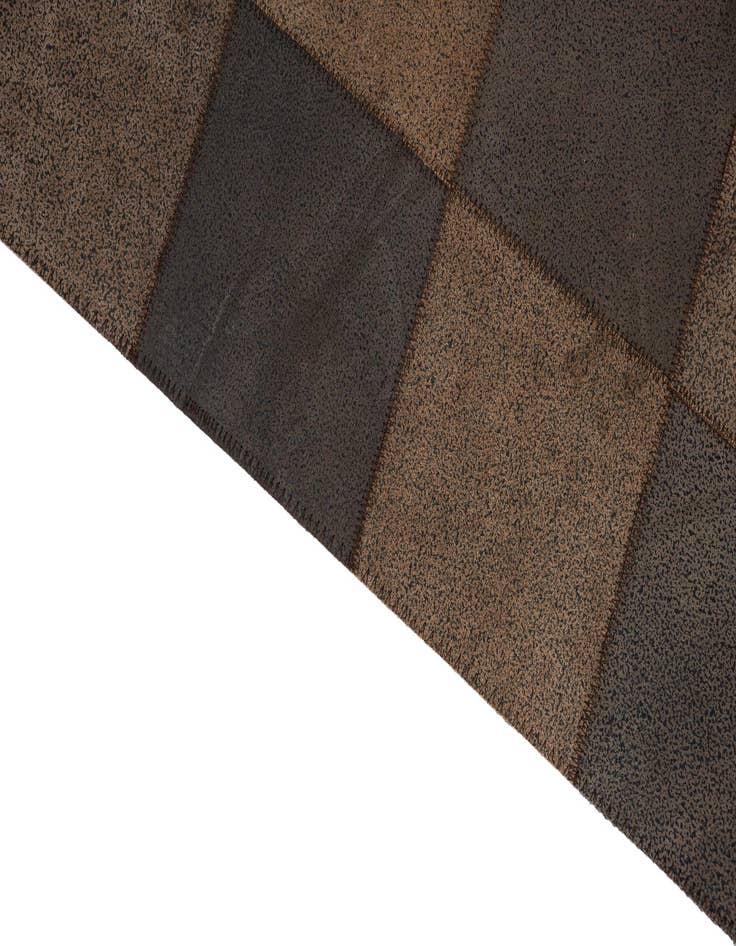 Detail image of  5' x 7' 10 Cowhide Leather Rug
