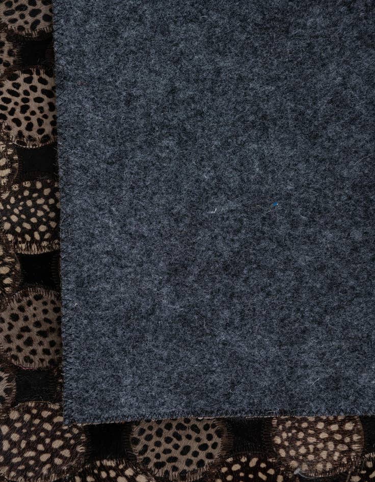 Detail image of  5' 1 x 7' 10 Cowhide Leather Rug