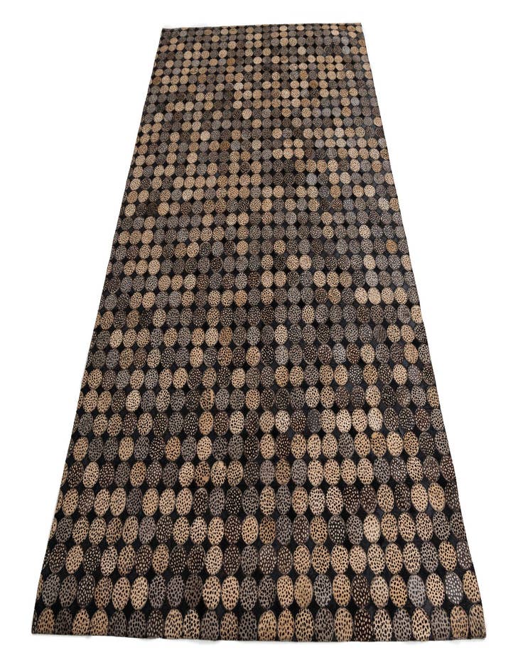 Detail image of  5' 1 x 8' 1 Cowhide Leather Rug