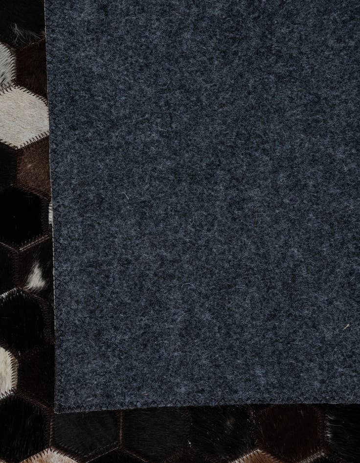 Detail image of  5' x 7' 10 Cowhide Leather Rug