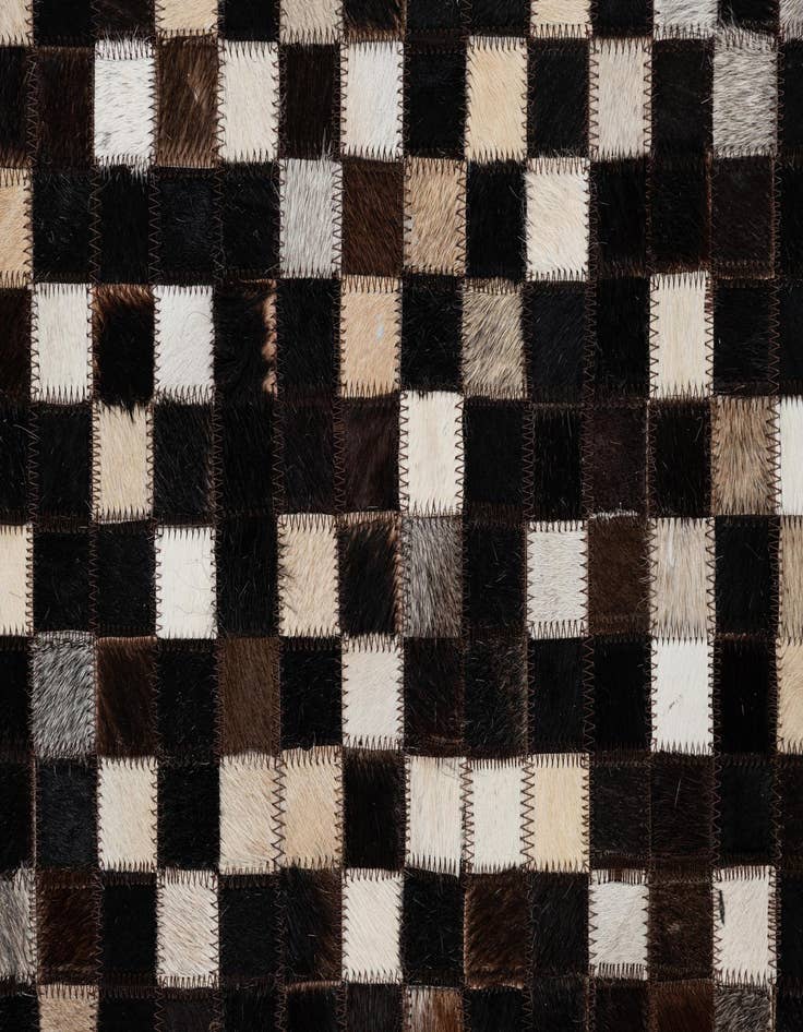 Detail image of  5' x 8' Cowhide Leather Rug