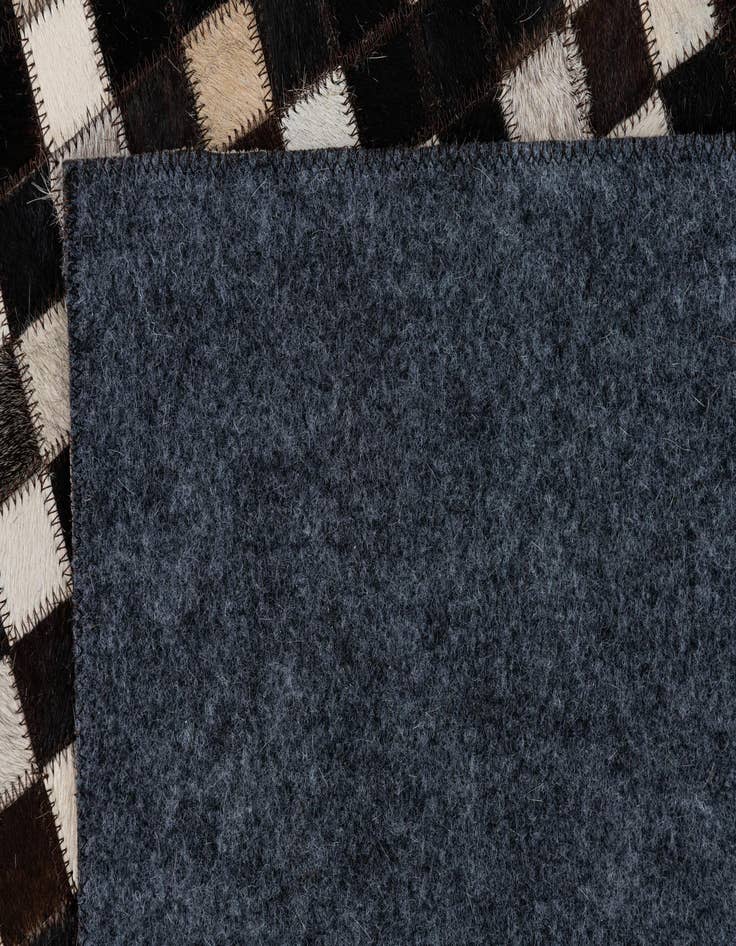 Detail image of  5' x 8' Cowhide Leather Rug