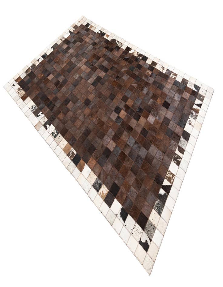 Detail image of  5' x 8' Cowhide Leather Rug
