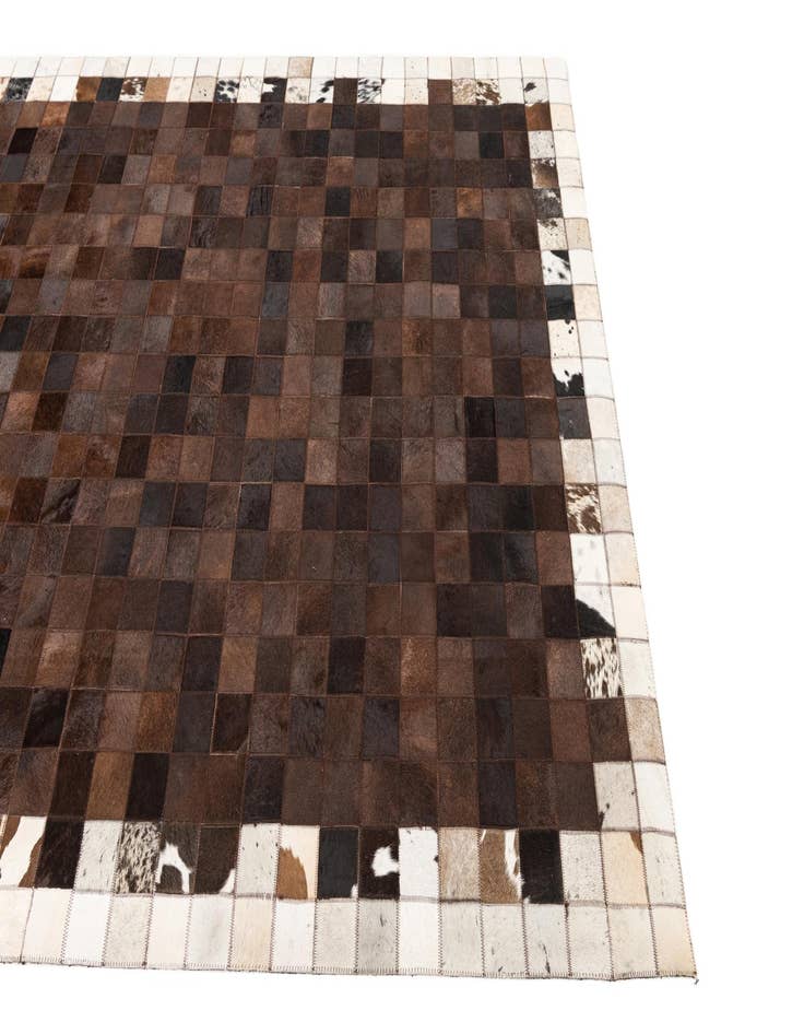 Detail image of  5' x 8' Cowhide Leather Rug