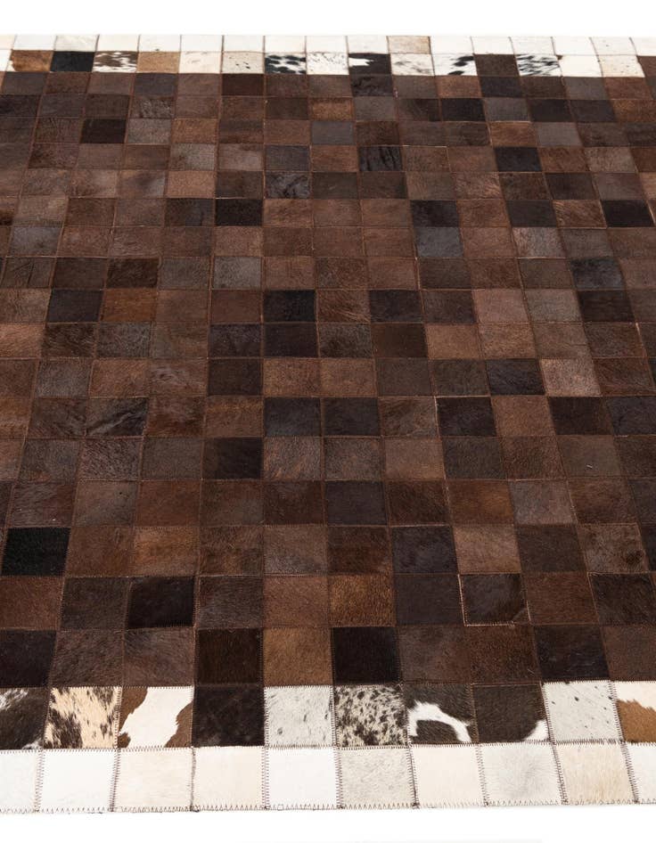 Detail image of  5' x 8' Cowhide Leather Rug