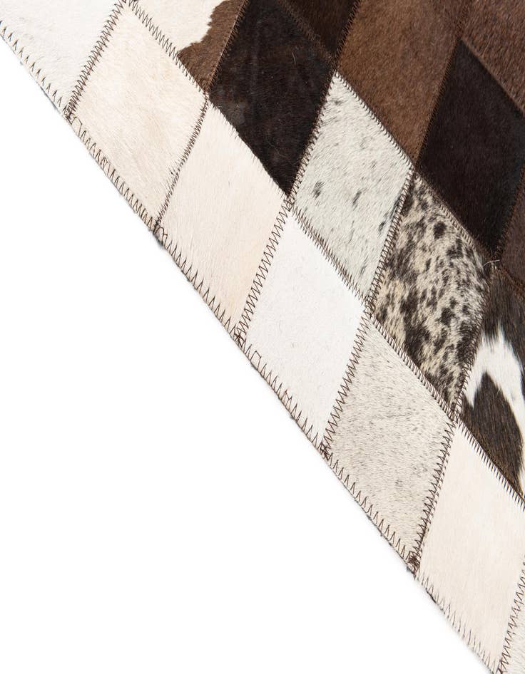 Detail image of  5' x 8' Cowhide Leather Rug