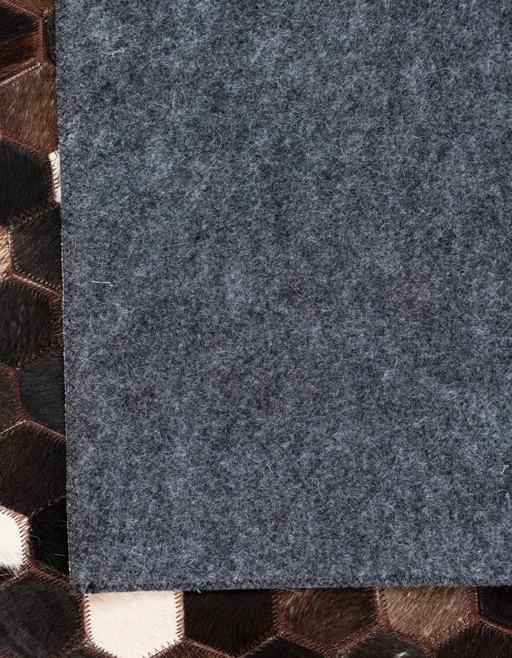 Detail image of  5' x 7' 9 Cowhide Leather Rug