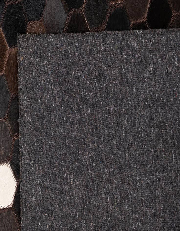 Detail image of  5' 1 x 8' Cowhide Leather Rug