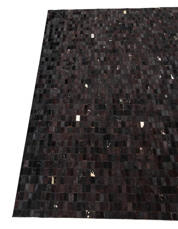 Detail image of  5' x 8' Cowhide Leather Rug