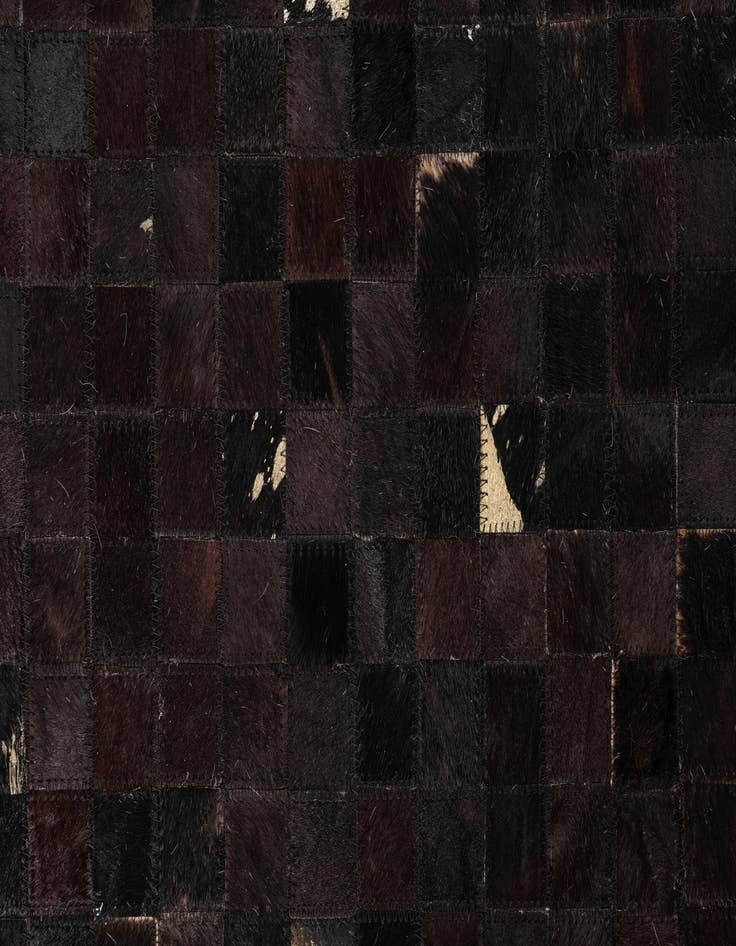Detail image of  5' x 8' Cowhide Leather Rug