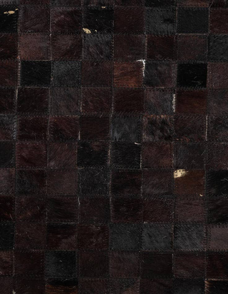 Detail image of  5' x 8' Cowhide Leather Rug