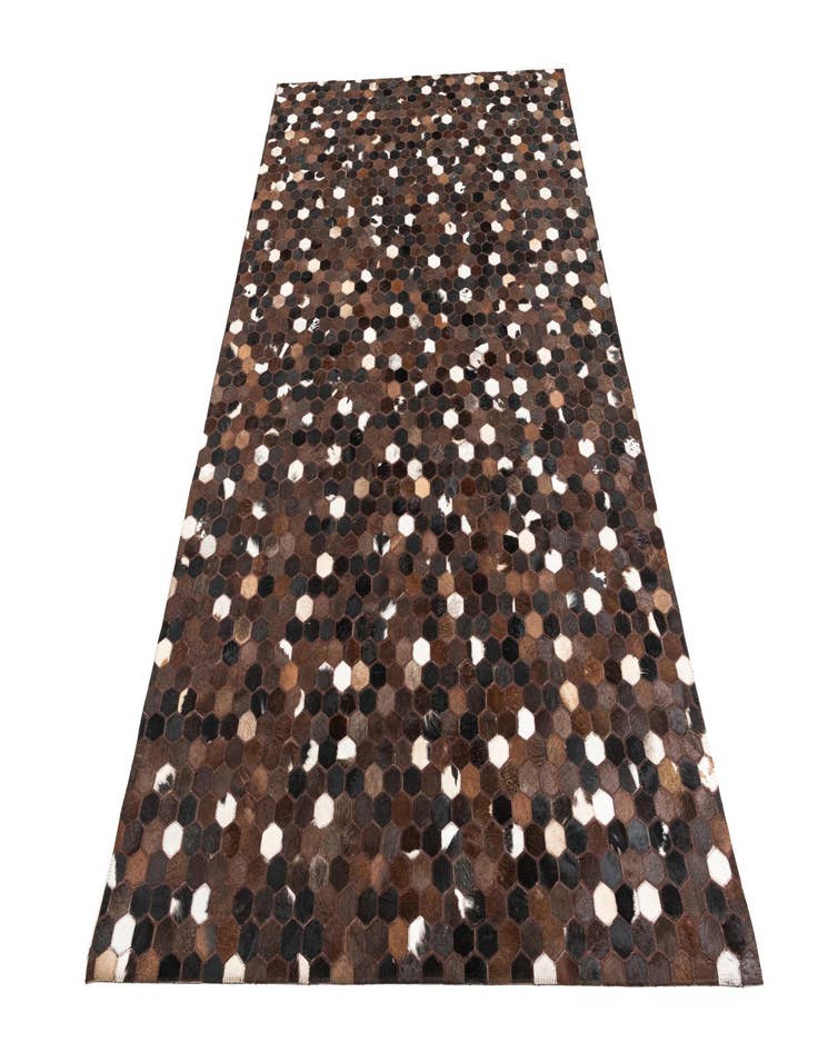 Detail image of  5' x 8' 1 Cowhide Leather Rug