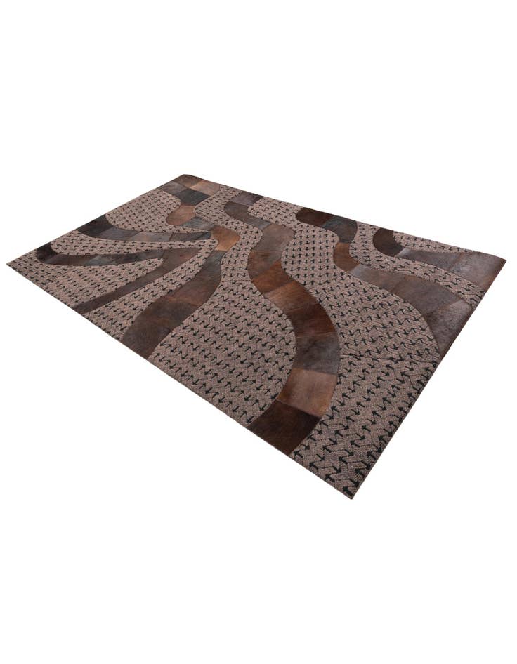 Detail image of  5' x 8' Cowhide Leather Rug