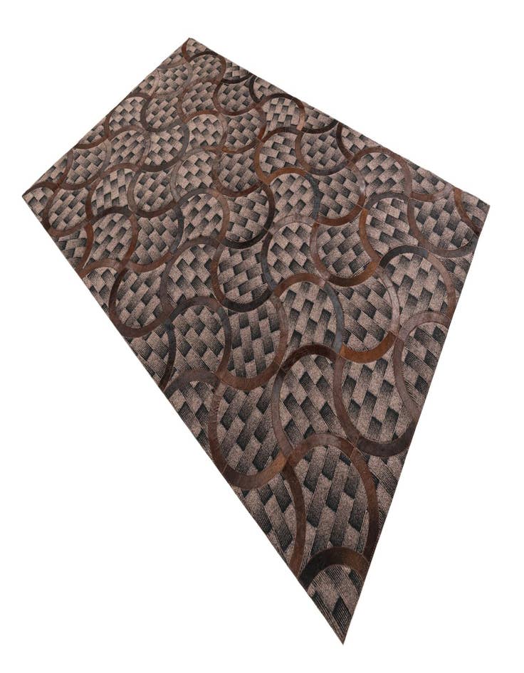 Detail image of  5' x 8' Cowhide Leather Rug