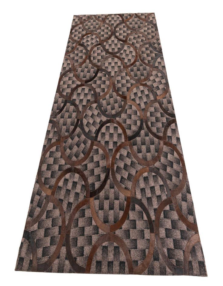 Detail image of  5' x 8' Cowhide Leather Rug