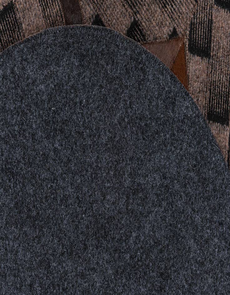 Detail image of  5' x 8' Cowhide Leather Rug