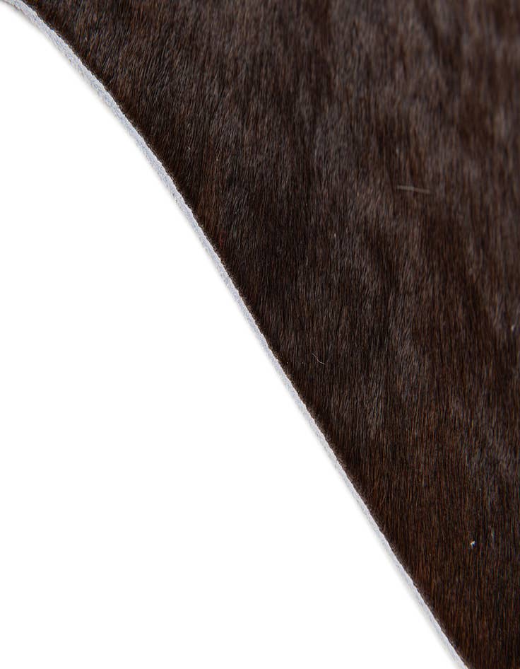 Detail image of  1' 8 x 2' 7 Cowhide Leather Rug