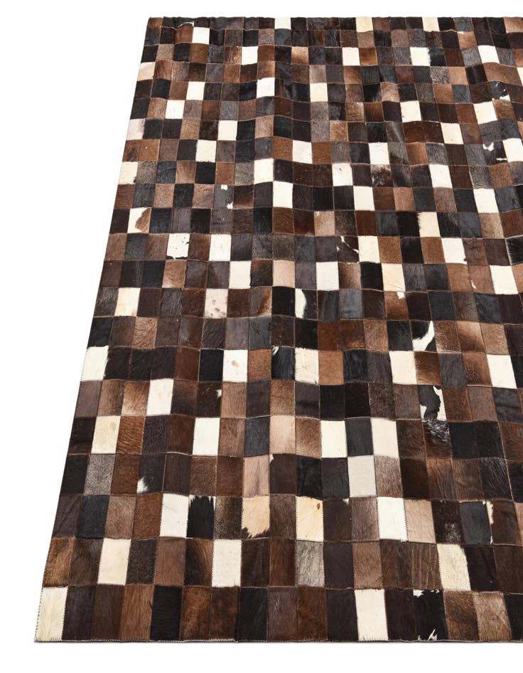 Detail image of  5' 5 x 7' 10 Cowhide Rug