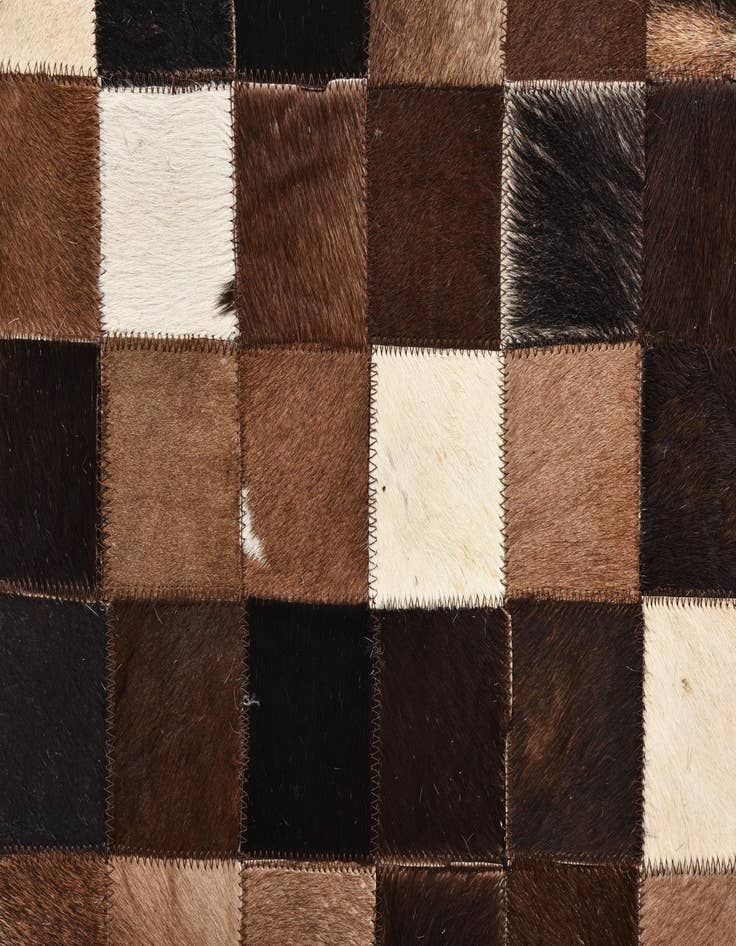 Detail image of  5' 5 x 7' 10 Cowhide Rug