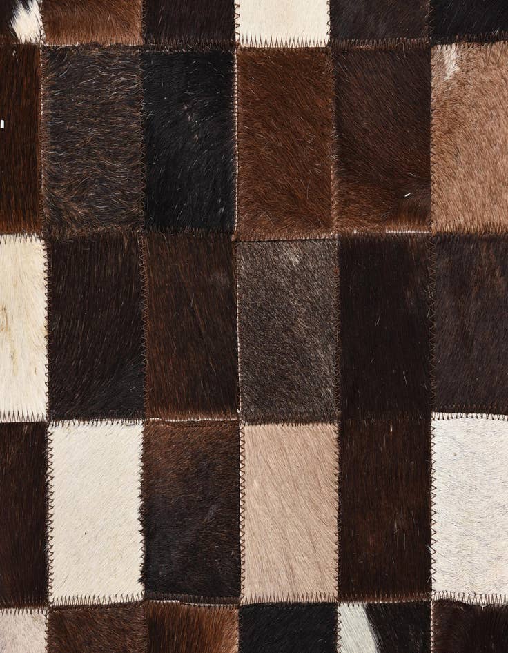 Detail image of  5' 5 x 7' 10 Cowhide Rug