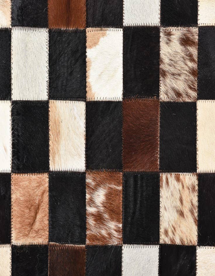 Detail image of  5' 1 x 7' 10 Cowhide Rug