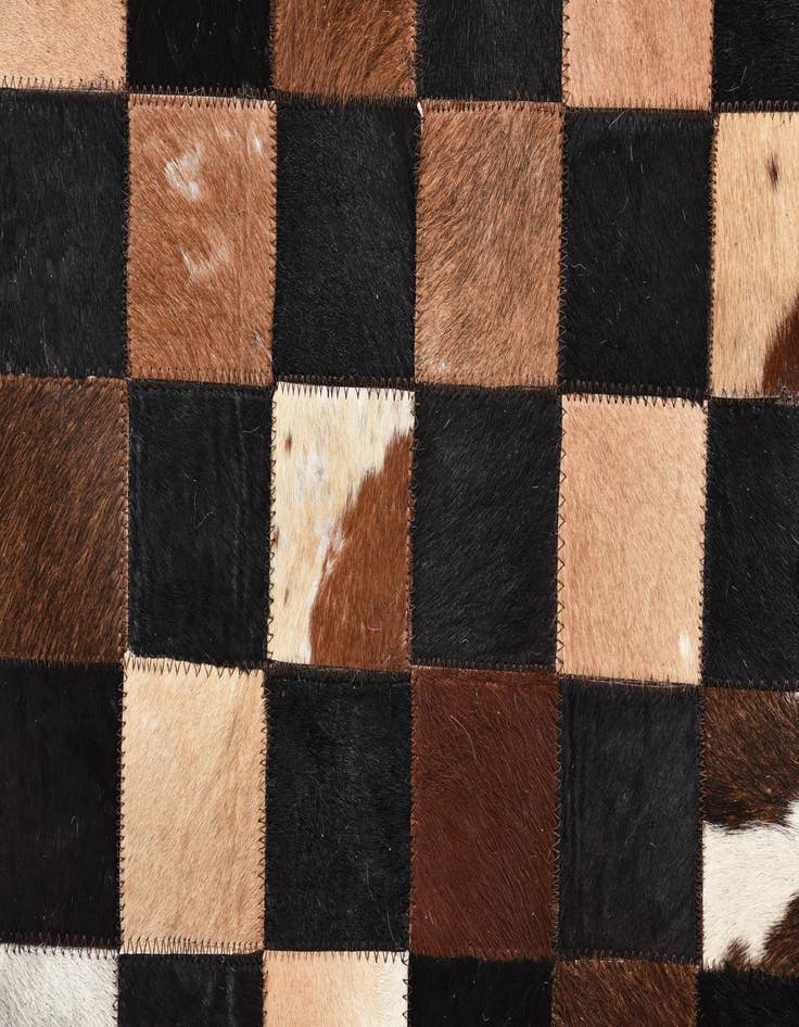 Detail image of  5' 1 x 7' 10 Cowhide Rug