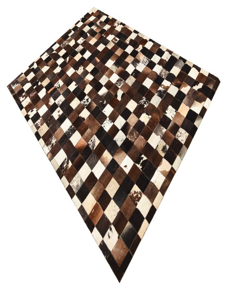 Detail image of  5' 8 x 7' 9 Cowhide Rug