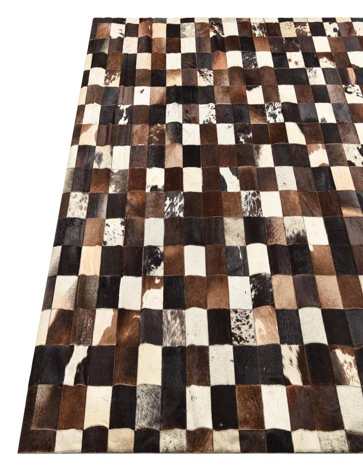 Detail image of  5' 8 x 7' 9 Cowhide Rug